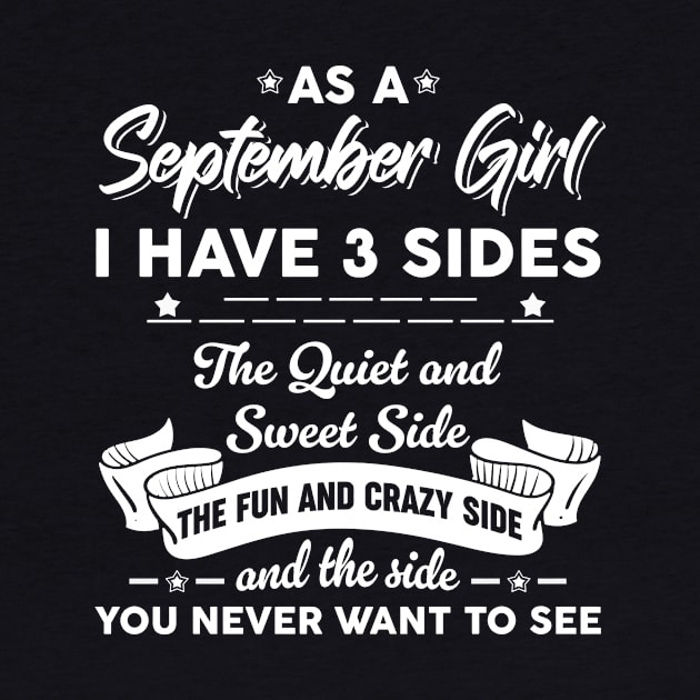 As A September Girl I Have 3 Sides The Quiet & Sweet Funny by Zaaa Amut Amut Indonesia Zaaaa